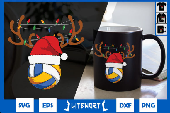 Christmas Volleyball Santa Hat