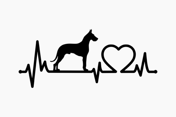 Dog Great Dane Heartbeat