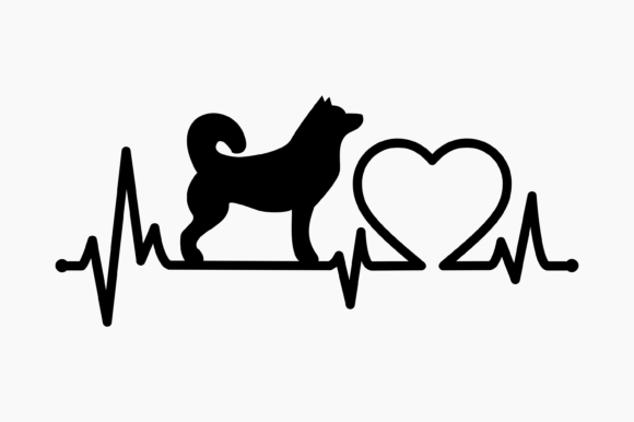 Dog Siberian Husky Heartbeat