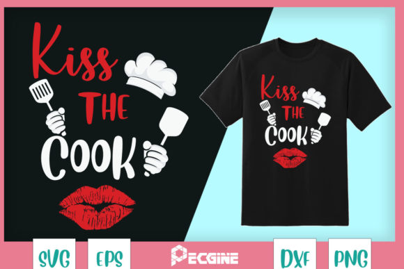 Funny Kiss the Culinary Chef Cook Baker
