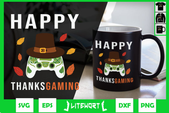 Happy Thanksgiving Video Game Controller