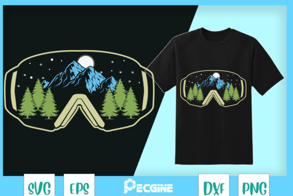 Snowboard Goggles Skiing Snow Mountain