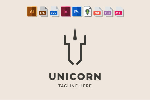 Unicorn Minimalist Logo