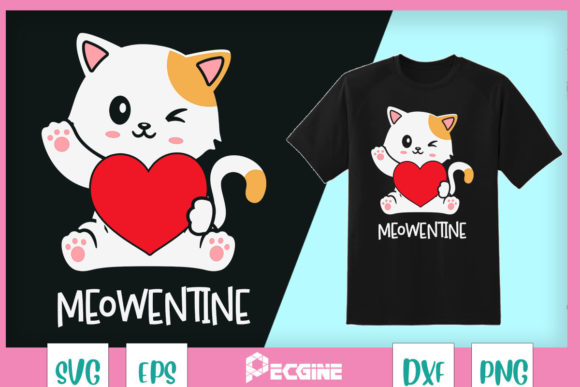 Valentine Cat Meowentine Meme Valentine